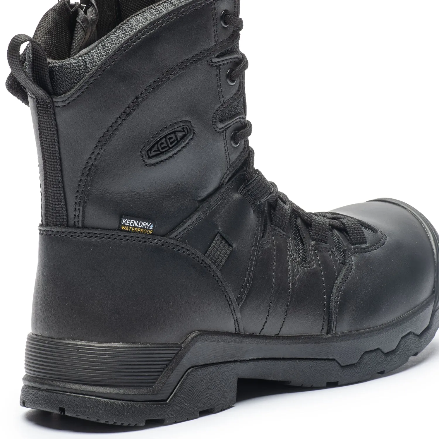 Boots With Knife Sheath Oshawa Duty Women's 8" composite toe leather work boots 1024203