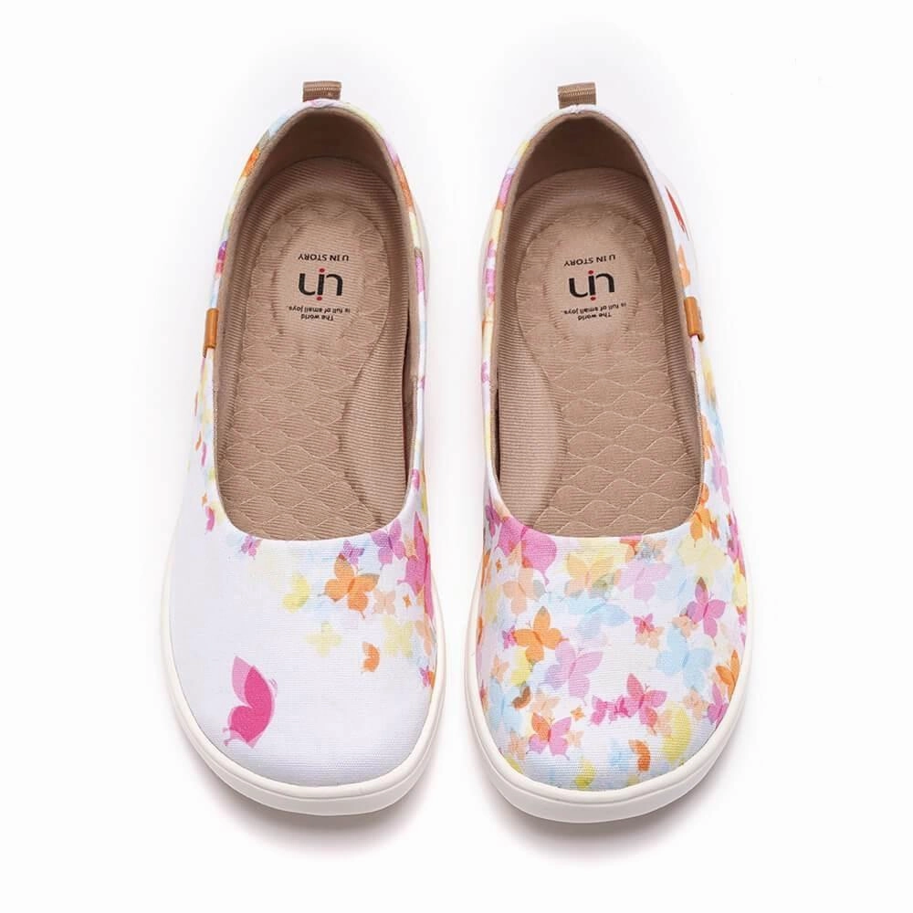 Painted Butterflies Stylish Shoes Casual
