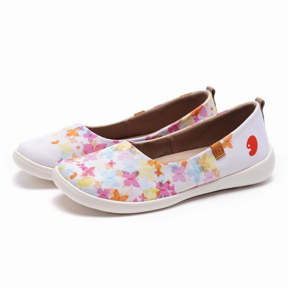 Casual Leisure Shoes Painted Butterflies