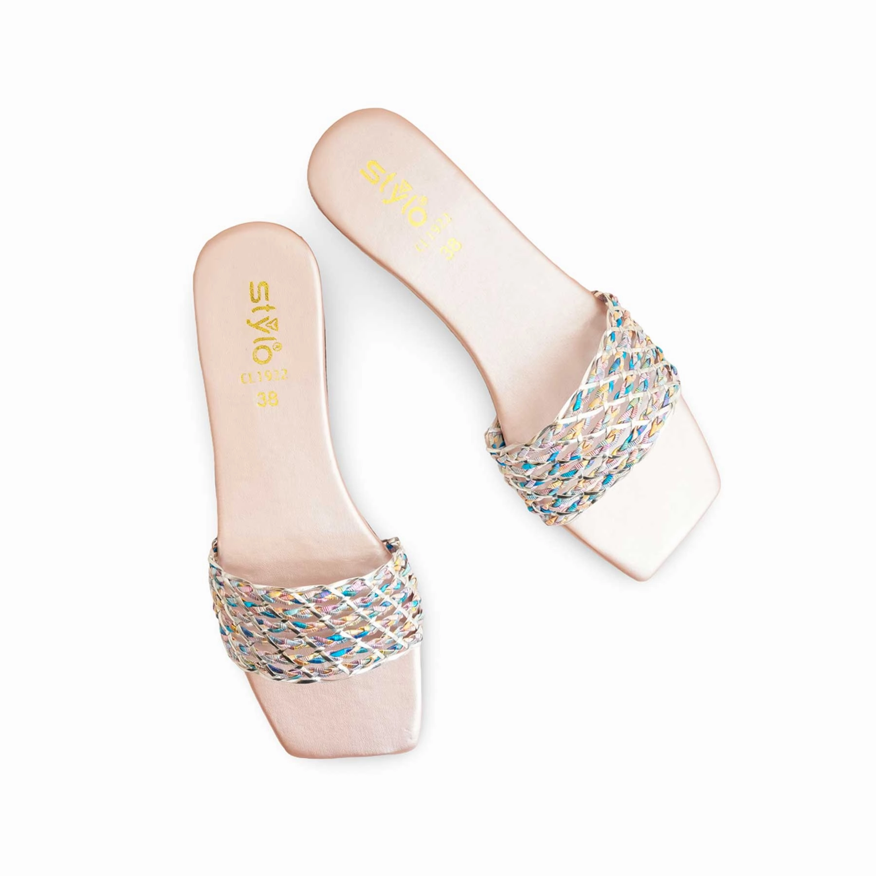 Peach Casual Slipper For Women CL1922