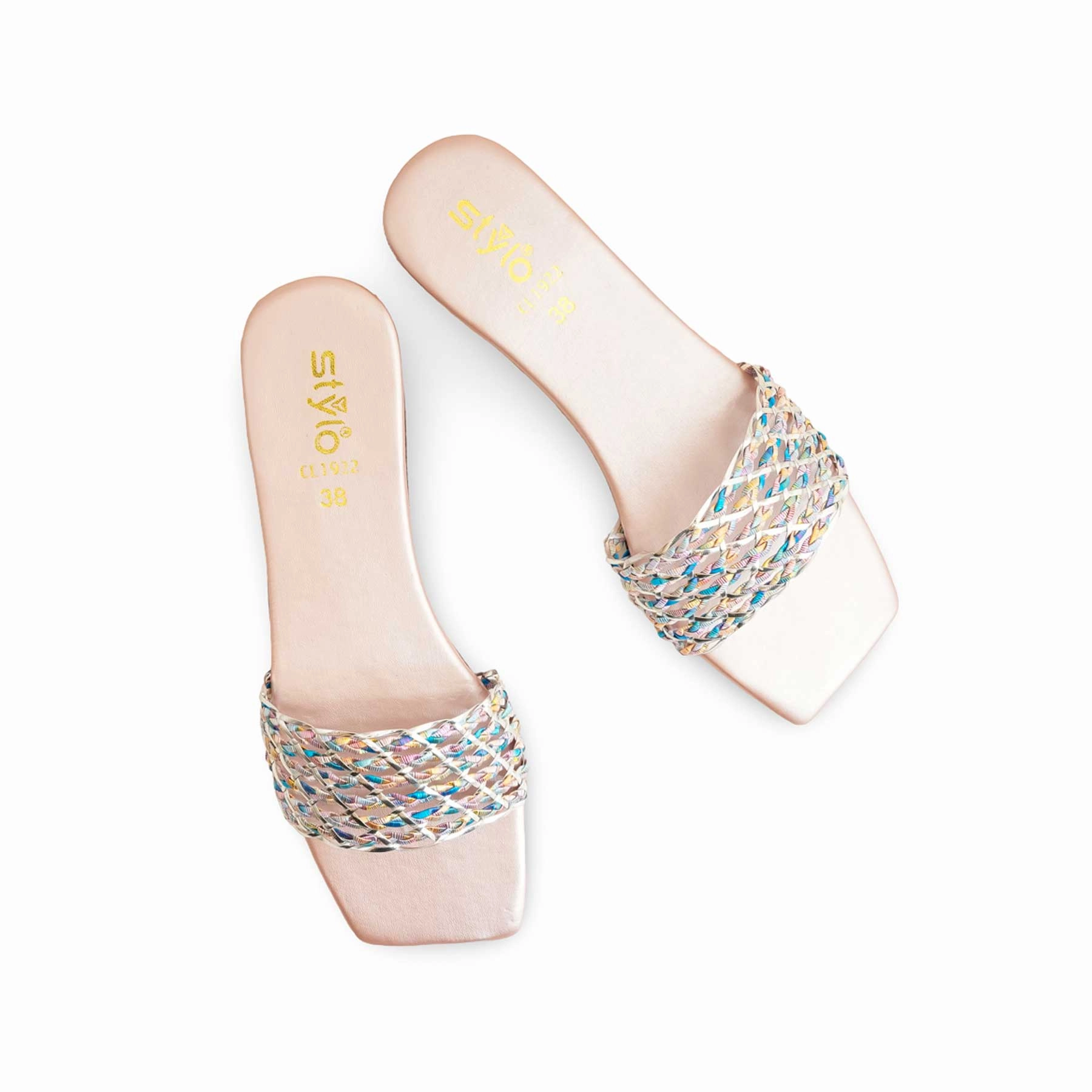 Peach Casual Slipper For Women CL1922