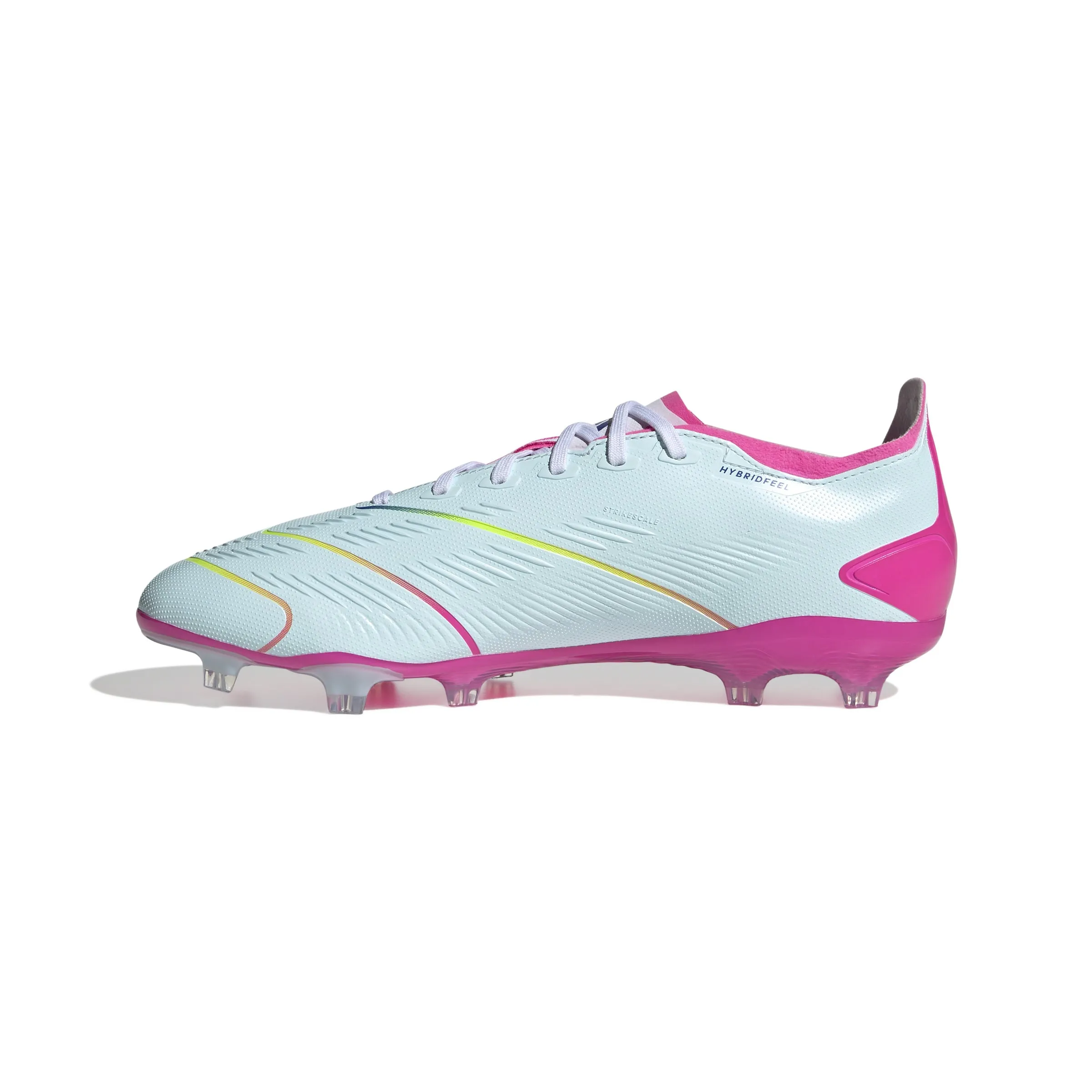 Soccer Cleats Made In Italy adidas Predator League FG Firm Ground Soccer Shoes - Almblu/ Lucpnk/ Selubl