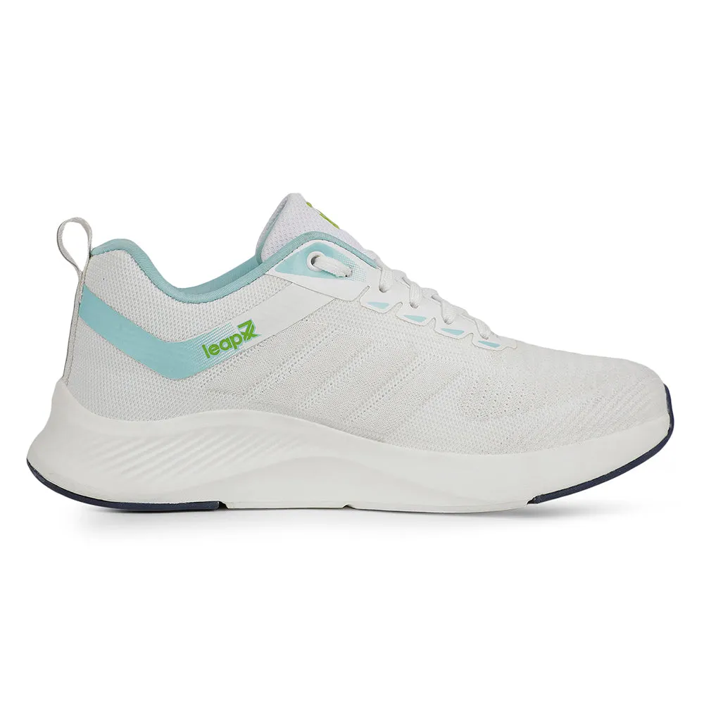Leap7x Sports White Running Shoes For Mens ROBIN-2E By Liberty Train Shoe