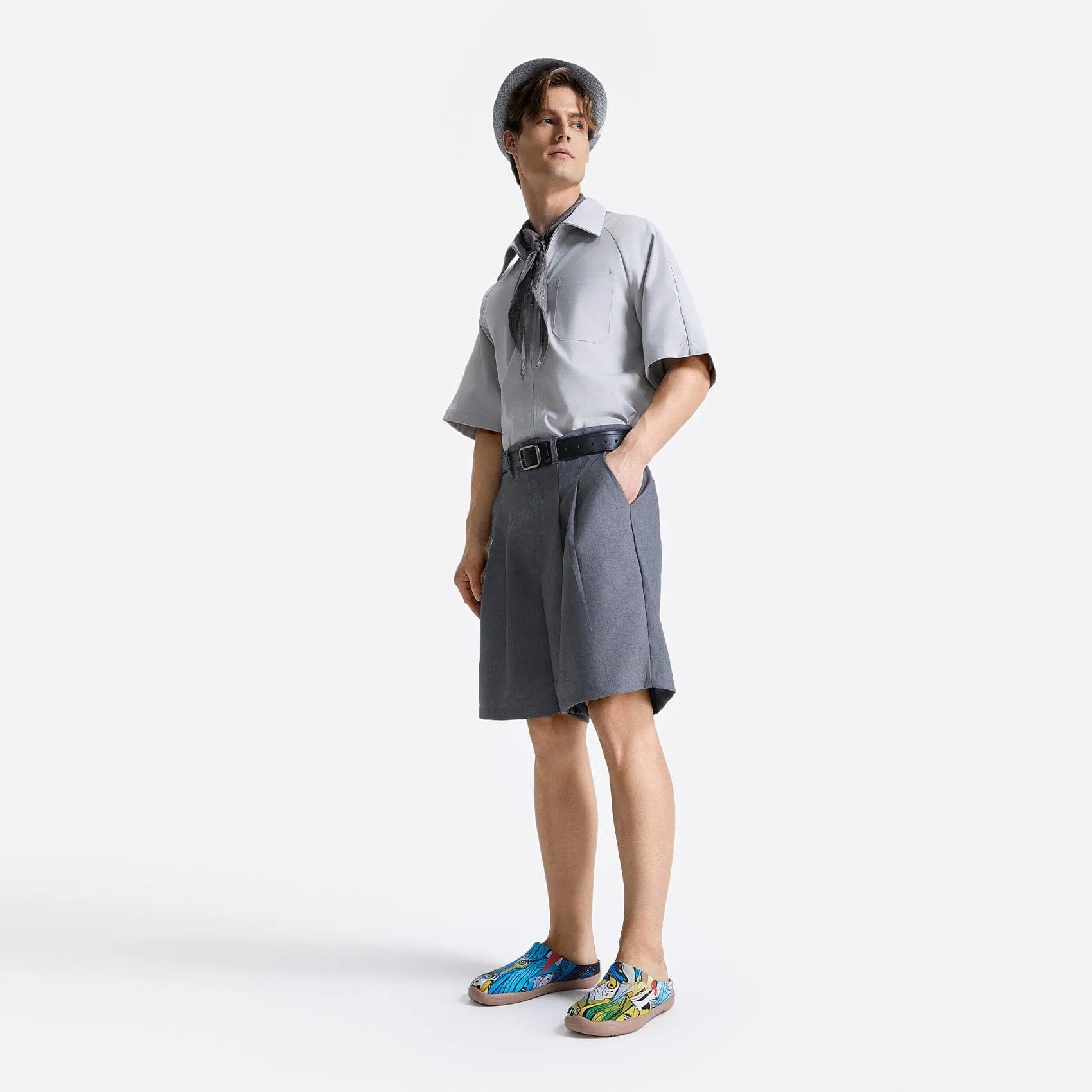 Casual Summer Shoes With Shorts Peek a Boo Malaga Men