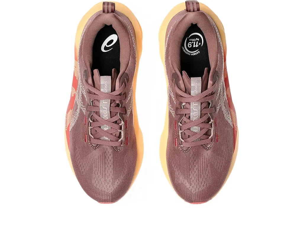 Women's Asics Novablast 5 - Dark Pink Clay/Rubble Red Asics Igs Shoes