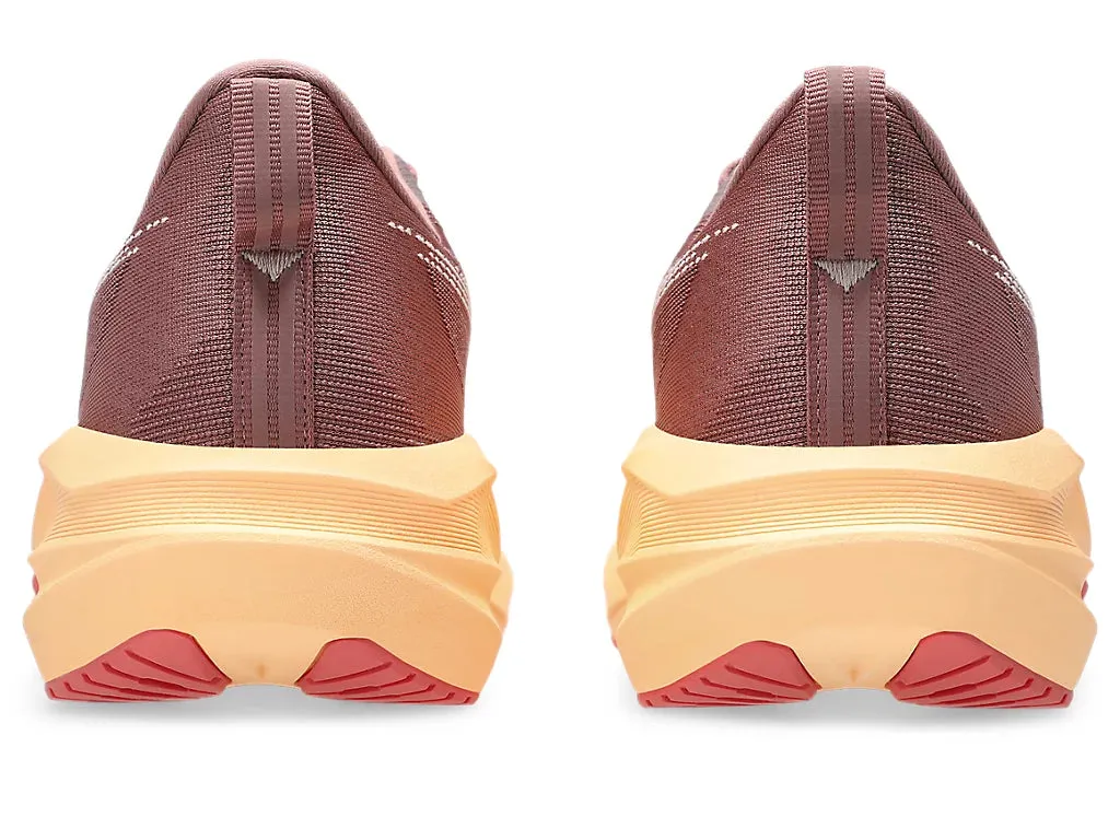 Asics High Top Boxing Shoes Women's Asics Novablast 5 - Dark Pink Clay/Rubble Red