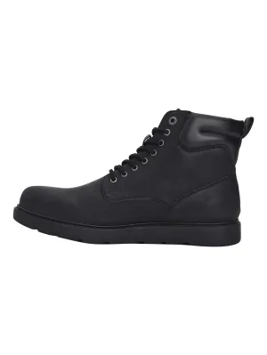 Suade Boots Men's Black Solid Boots