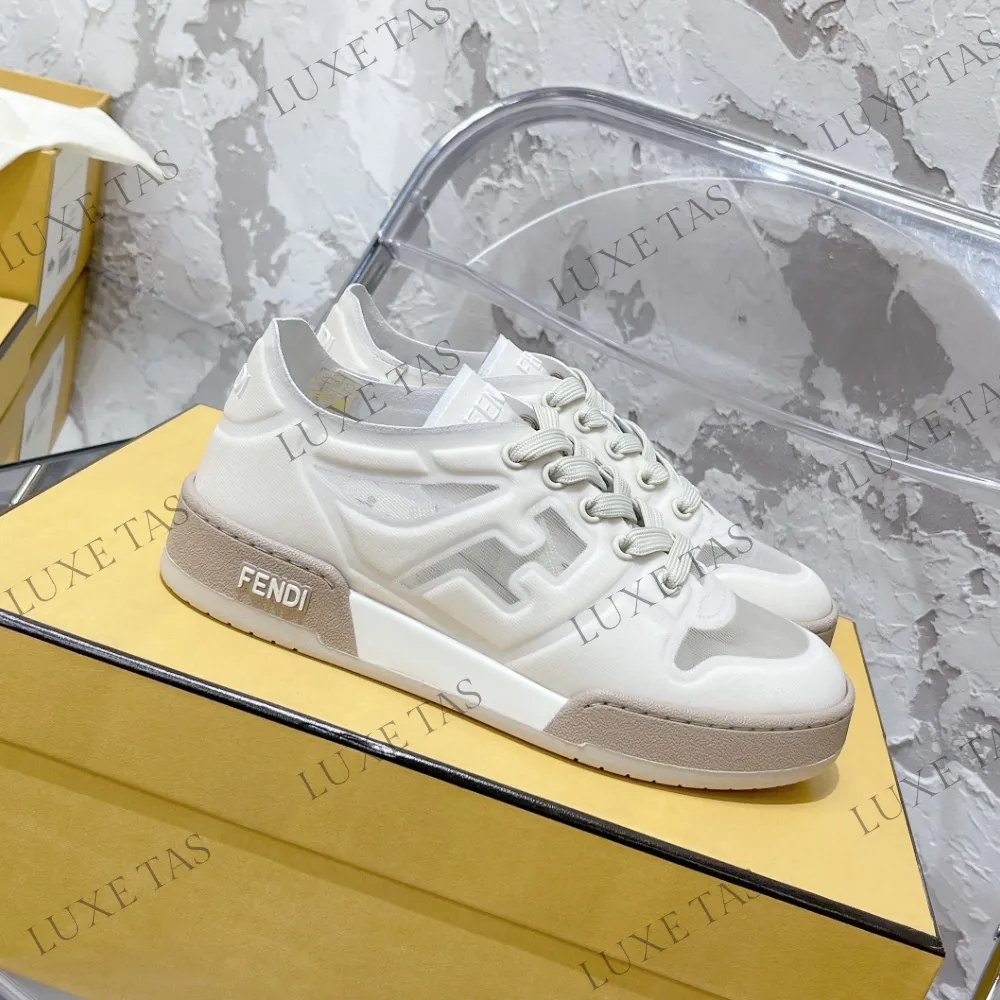 White Mesh Low Tops FF Match Designer Sneakers for Women Dockers Leather Dress Casual Oxford Shoe