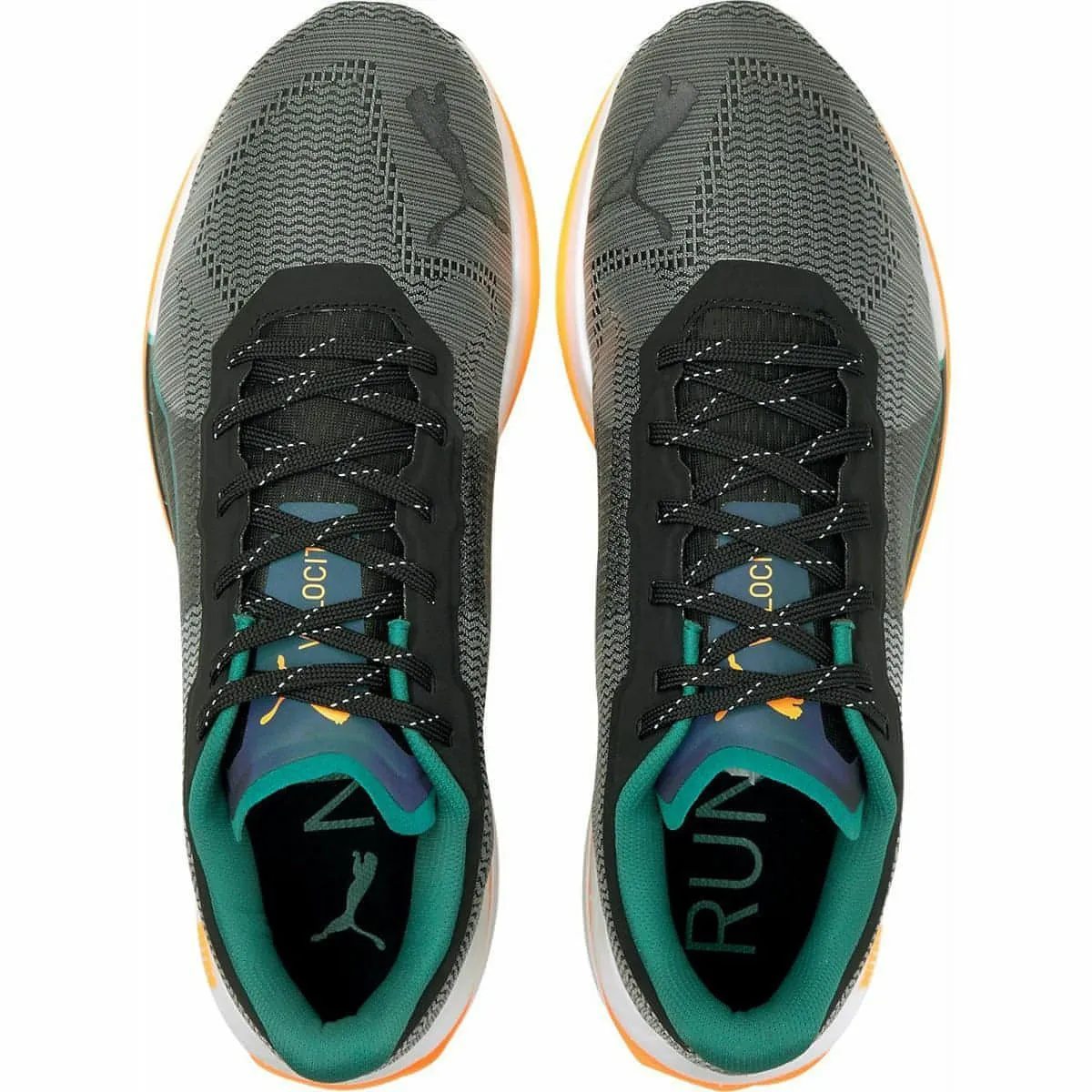 Puma Round Toe Shoes Puma Velocity Nitro WTR Mens Running Shoes - Black