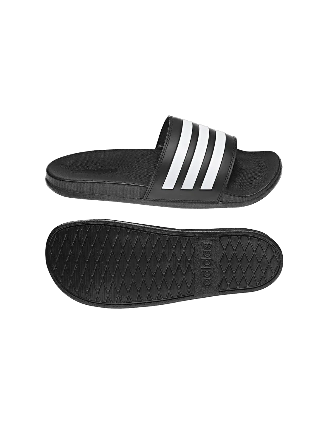 Shell Adidas Shoes Adidas Men's Adilette Comfort Shoes - Legend Ink / Cloud White