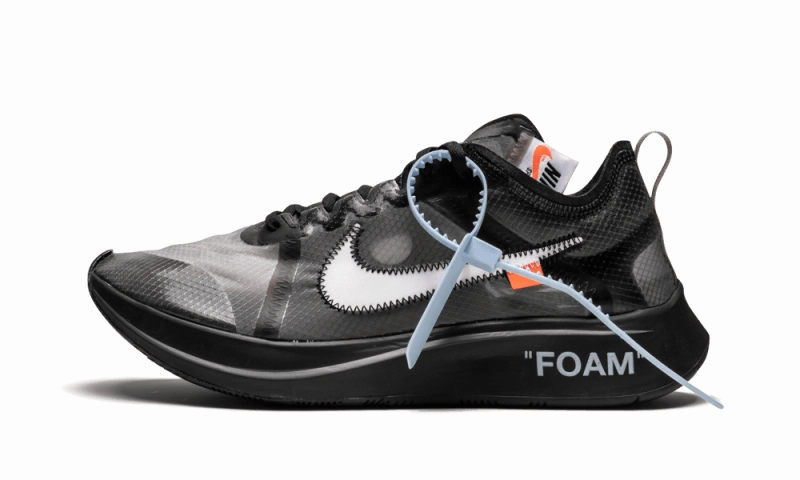 Nike Zoom Fly Off-White Black Silver Custom Nike Wedding Shoes