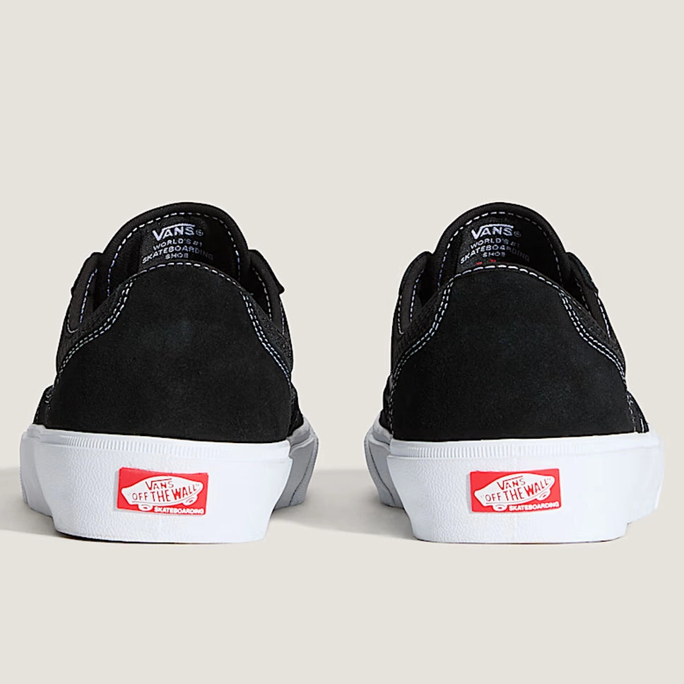 Vans Skate Curren Caples Black White Shoes Skate Shoes With Gum Sole