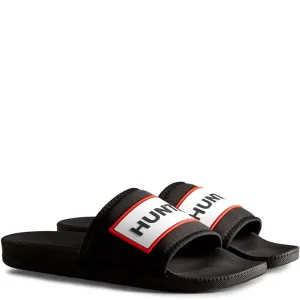 Sports Slides Shoes Hunter Neoprene Logo Slide