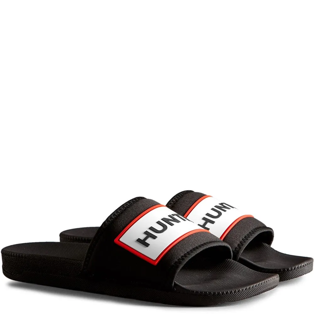 Hunter Neoprene Logo Slide Neuropathy Slippers
