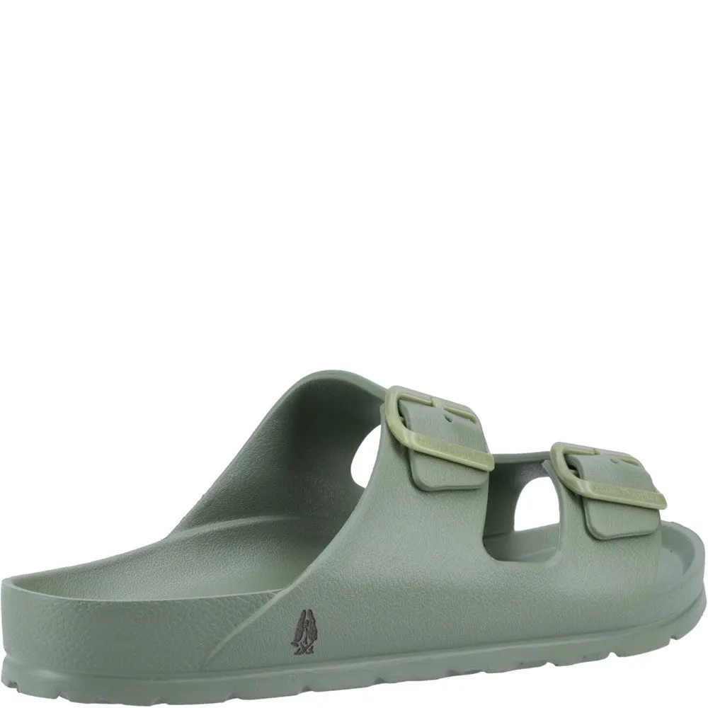 Scuff Leather Slippers Hush Puppies Lenny Mule Sandal