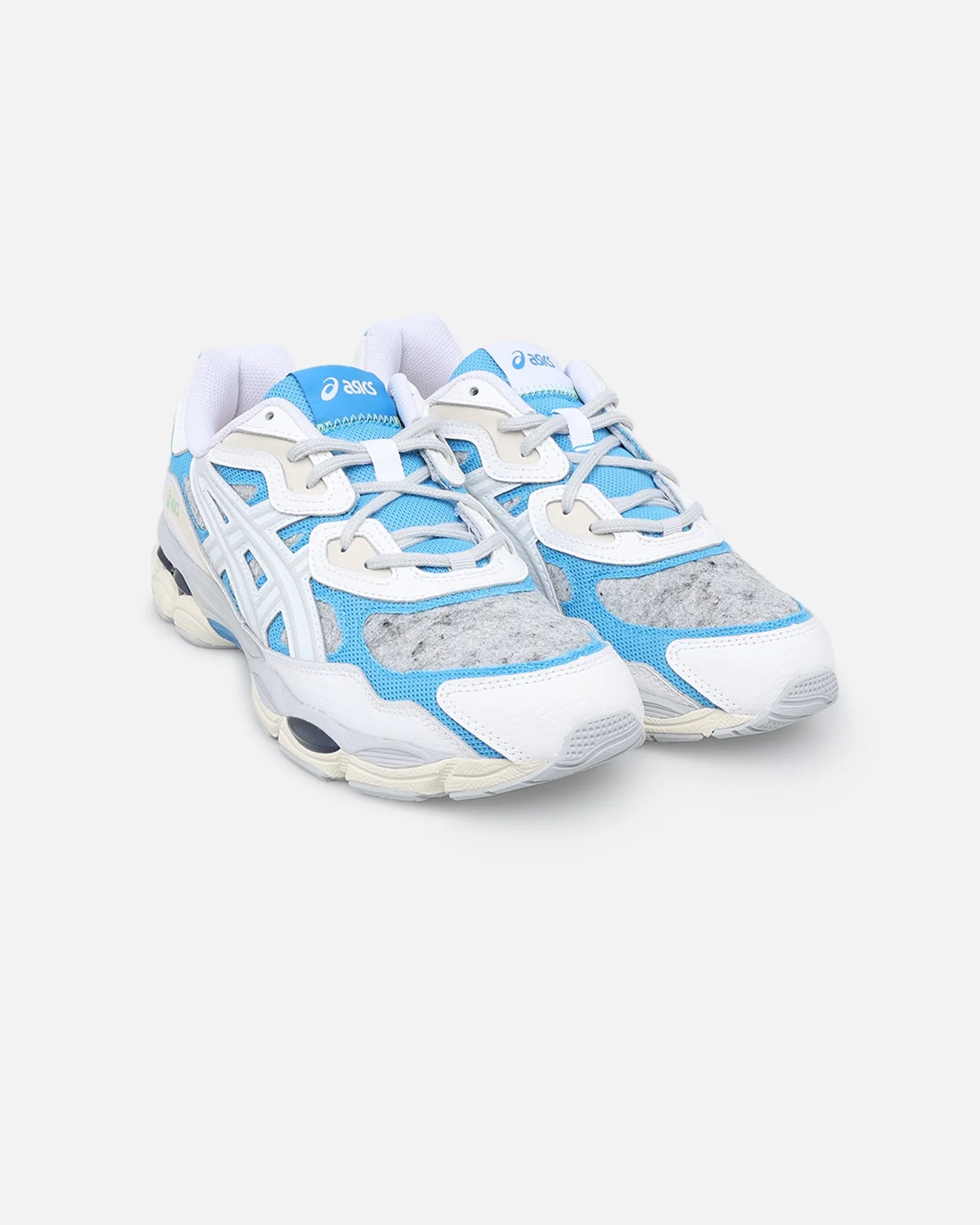 Asics GEL-NYC White/Dolphin Blue Asics Best Running Shoes