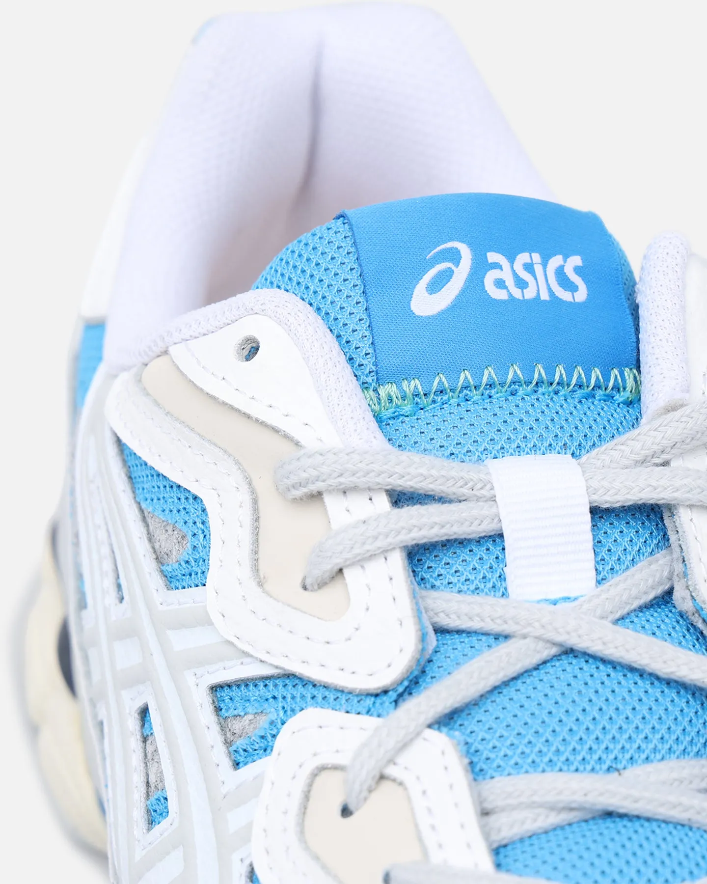 Asics GEL-NYC White/Dolphin Blue Asics Running Shoes Specials