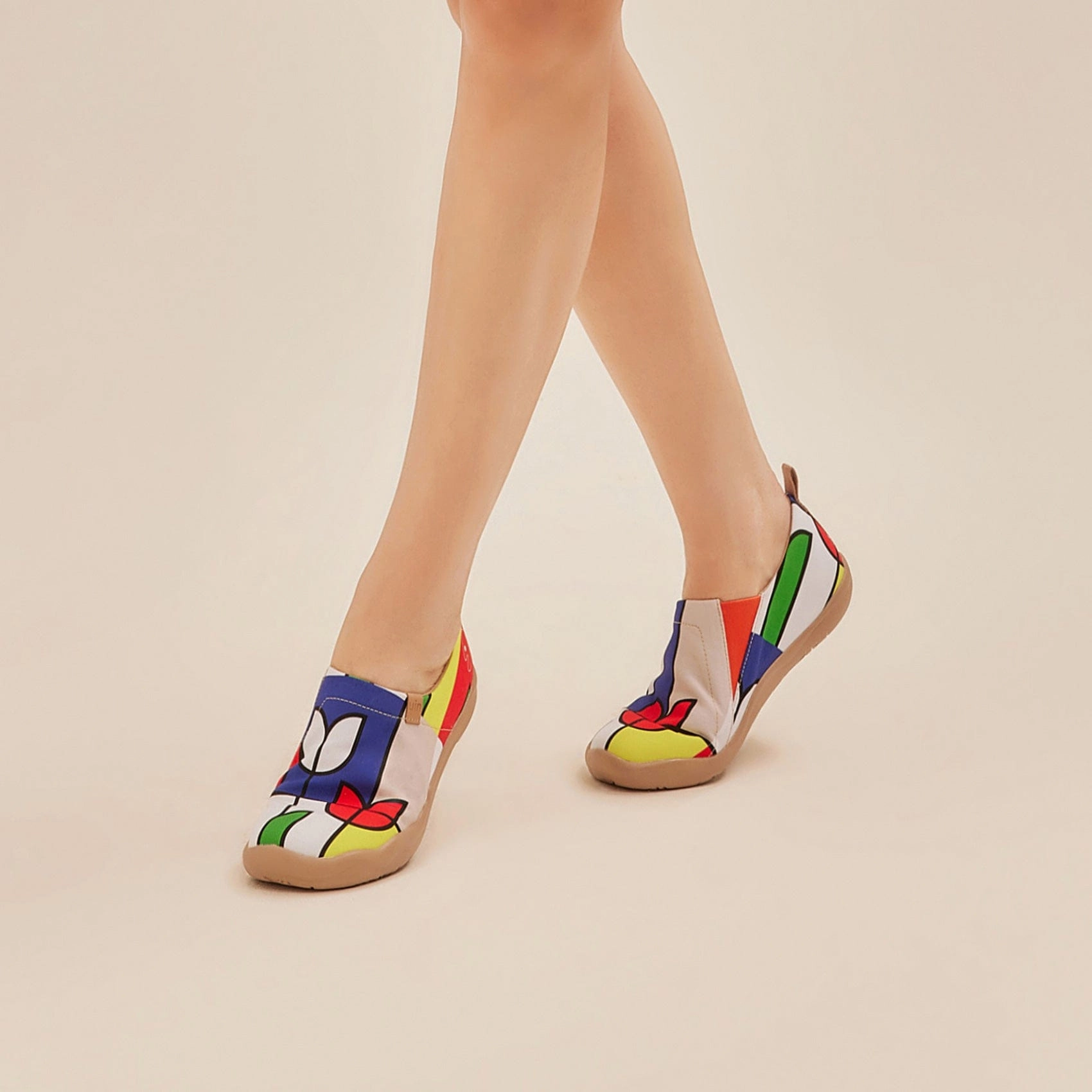 Geometric Tulips Toledo I Women Men's Jungle Moc Casual Shoes