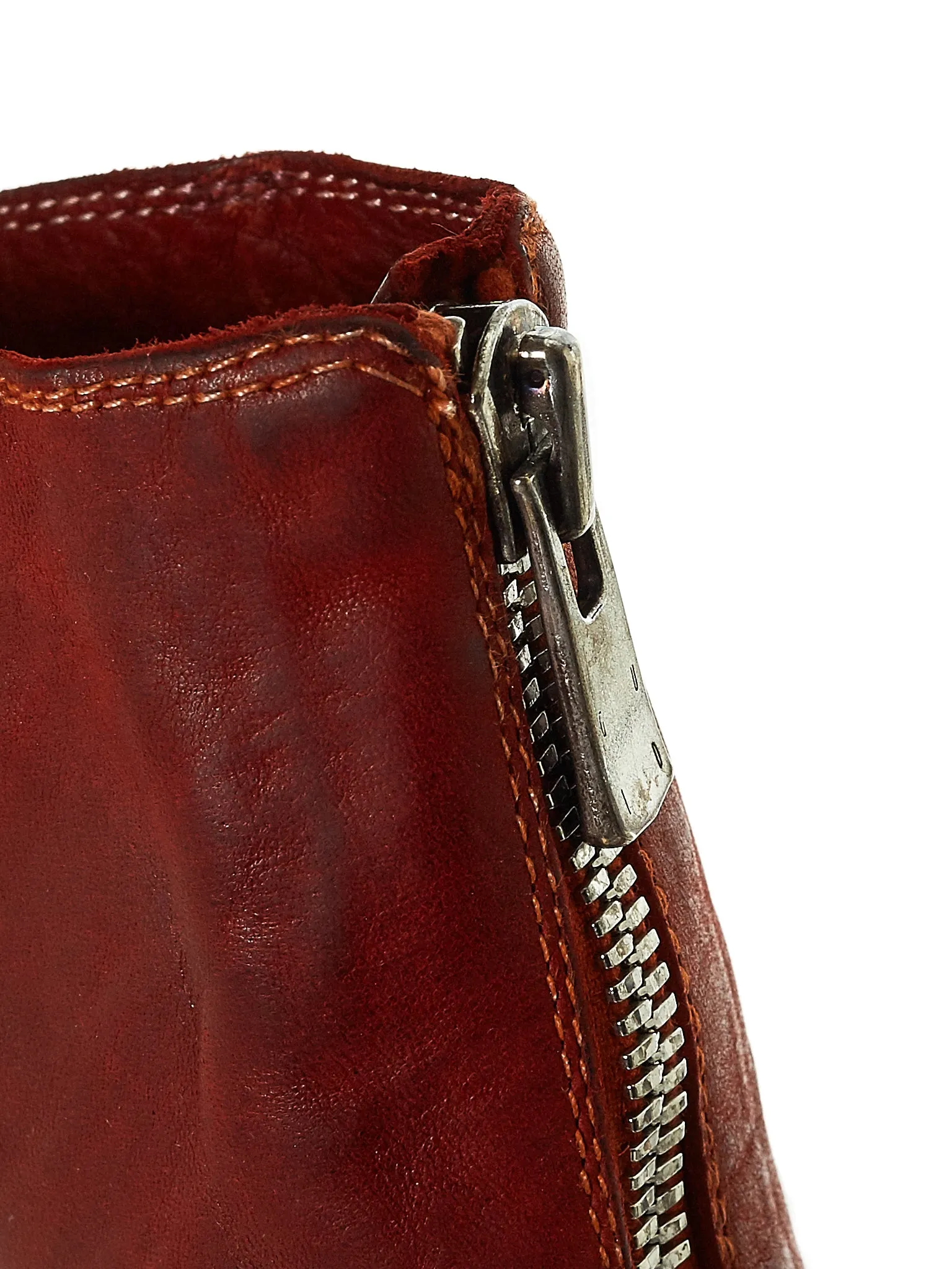 Low Heel Pointed Toe Boots PL2 Soft Horse Leather Boots (PL2-SOFT-HORSE-FG-1006T)