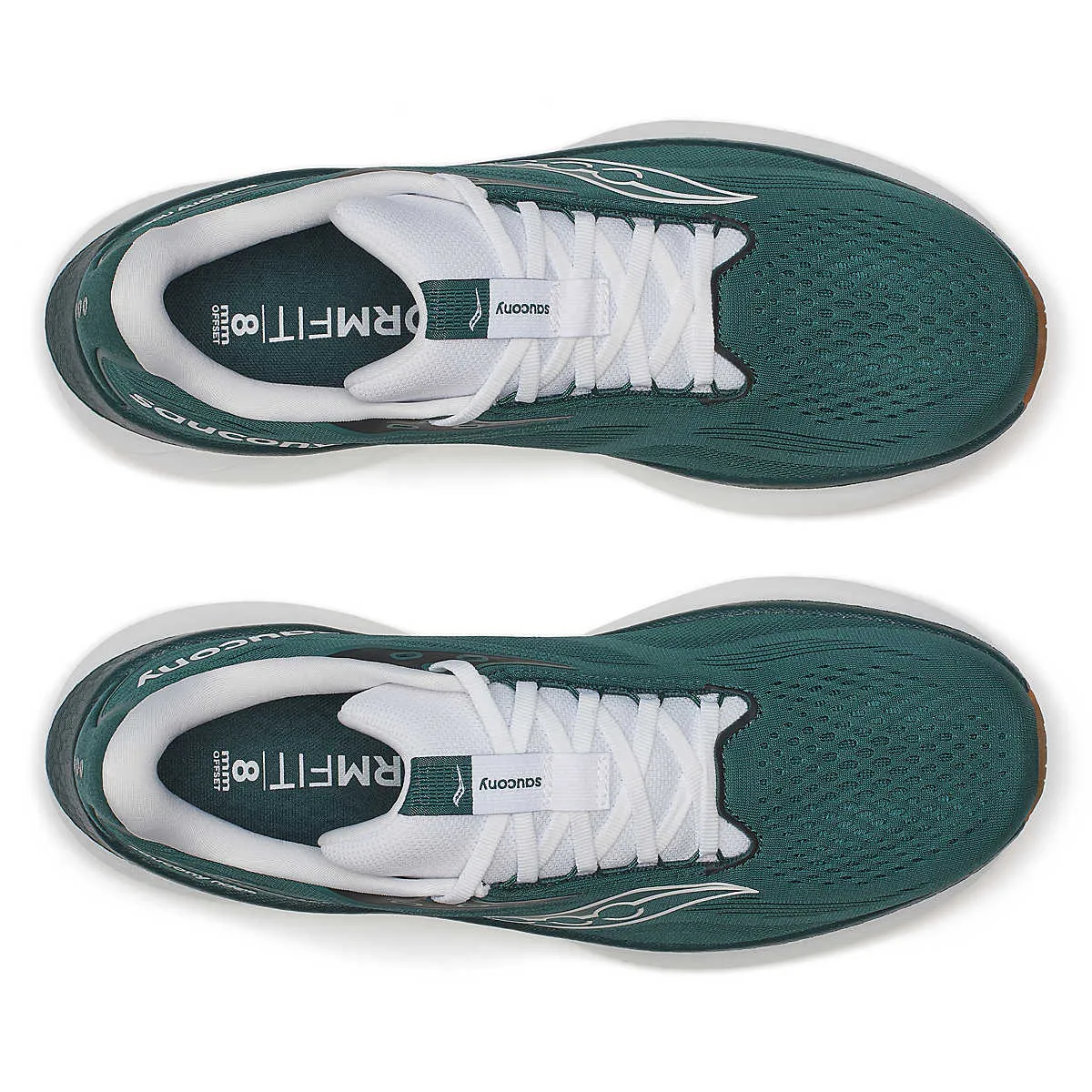 Saucony Men's Ride 18 Running Shoes Pine/White Performance Running Shoes