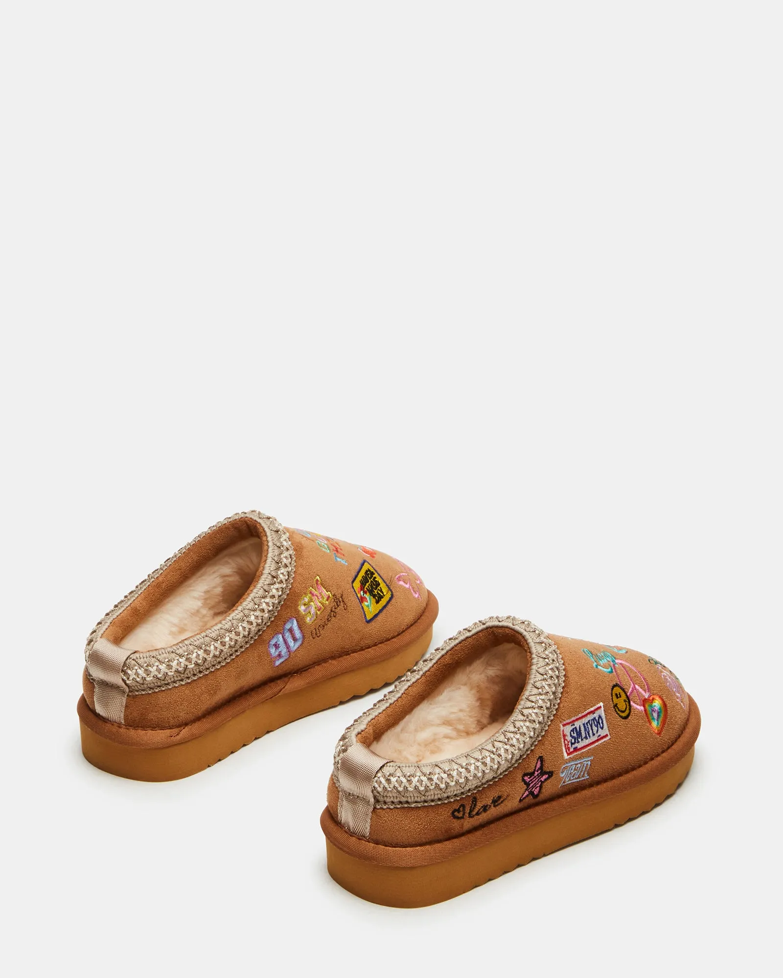 KIDS' SELENA COGNAC MULTI Unisex Adult Mellow Recovery Slides
