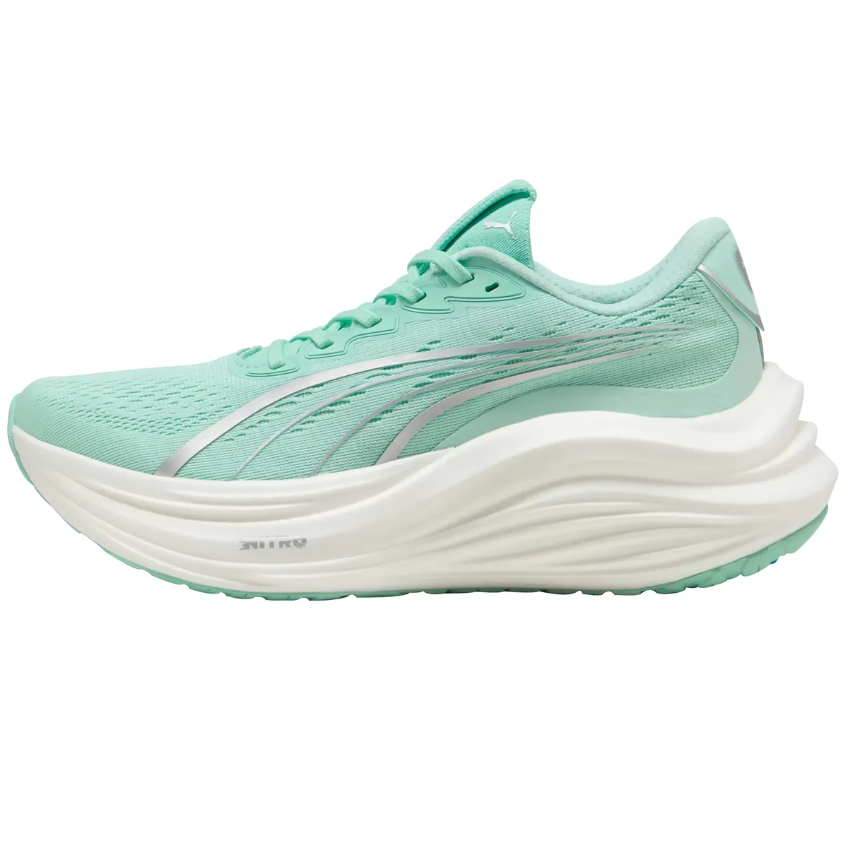 Puma Magmax Nitro Running Shoes - Womens - Mint Melt/Speed Blue Puma Shoe Technology