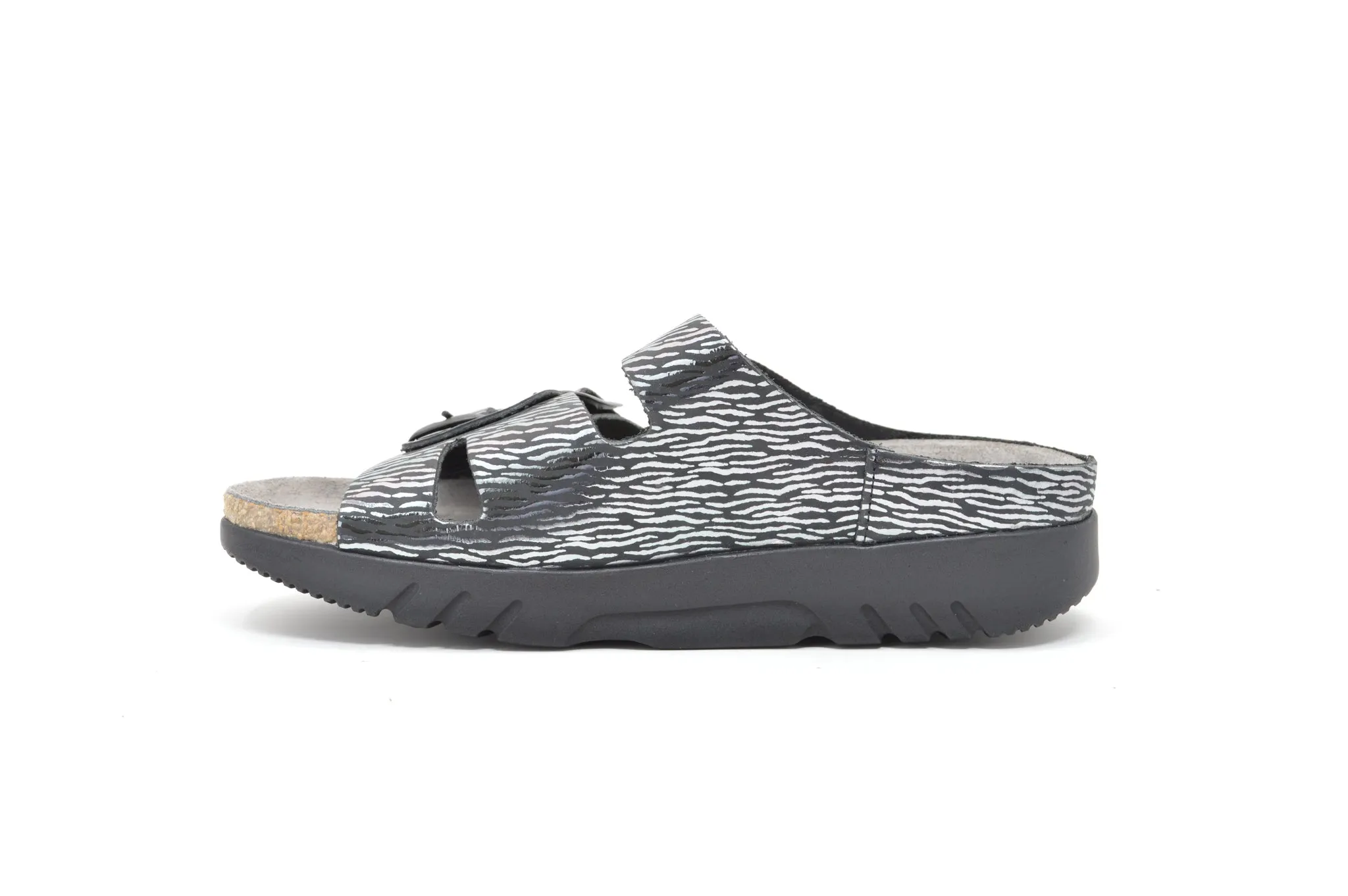 Polo Ralph Lauren Slide Sandals MEPHISTO Zach Fit Black