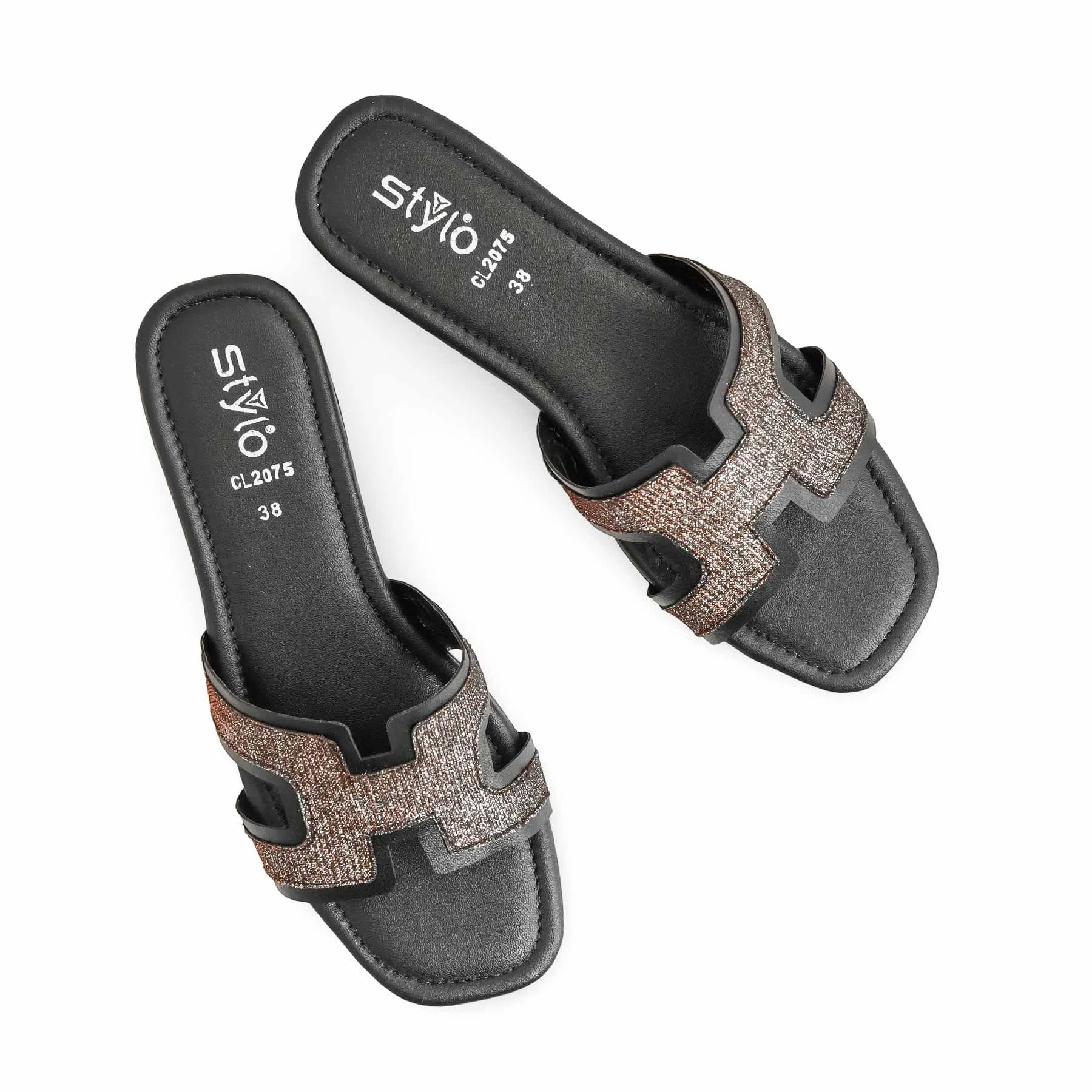 Black Casual Women Slipper CL2075