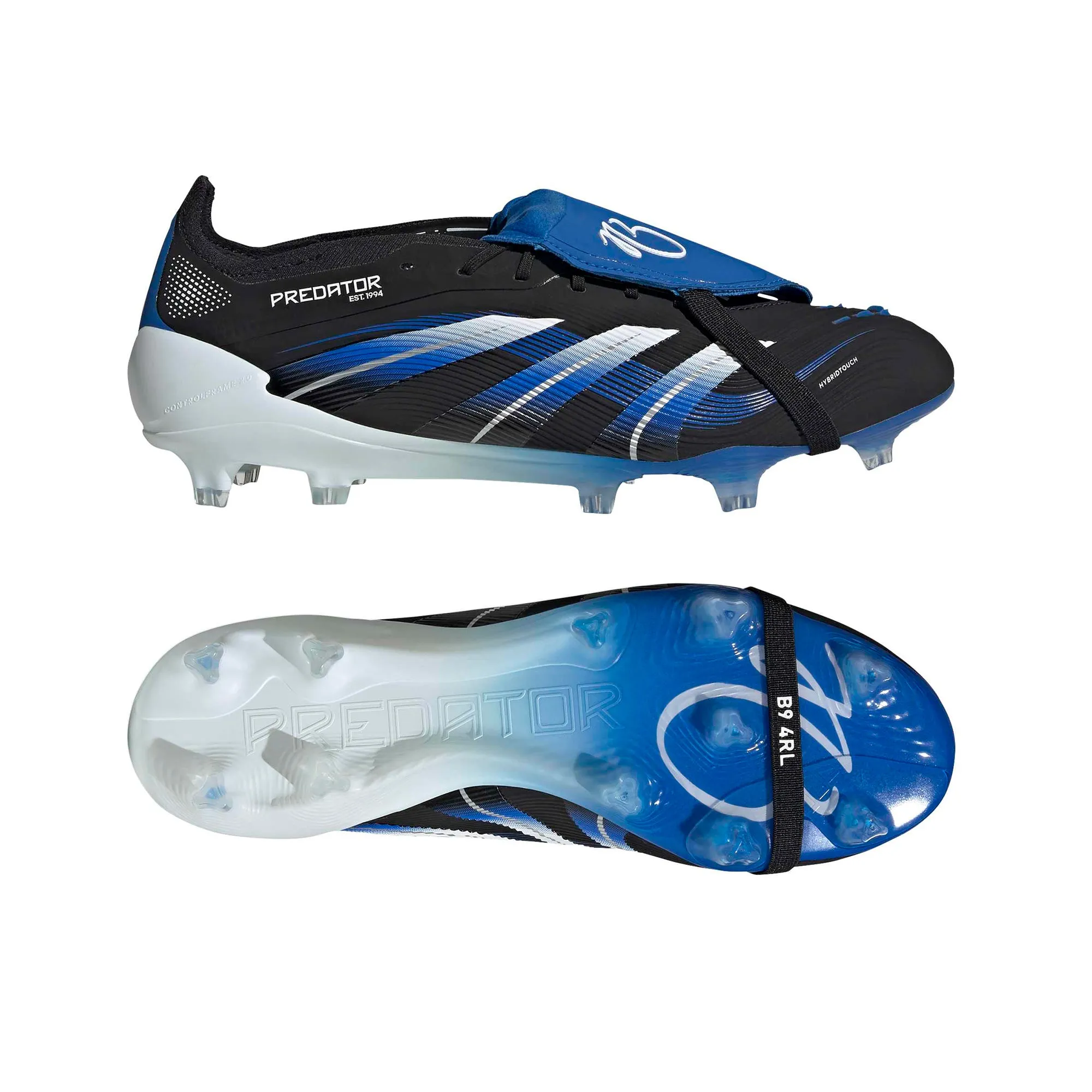 Predator 25 Elite JB Fold-Over Tongue FG/AG Football Boots Barefoot Soccer Cleats