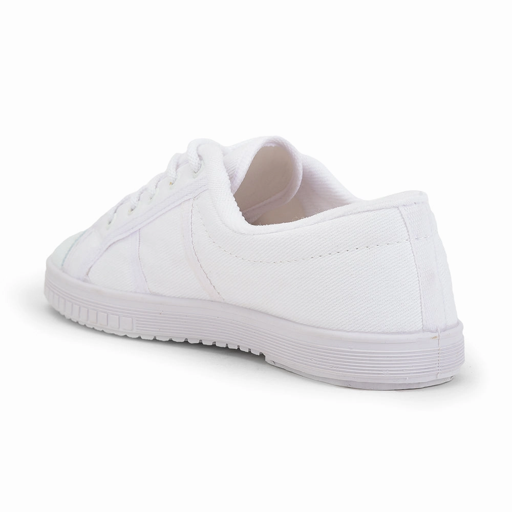 Dr Comfort Tennis Shoes Prefect White Lacing PT School Shoes For Kids TENNIS-E By Liberty