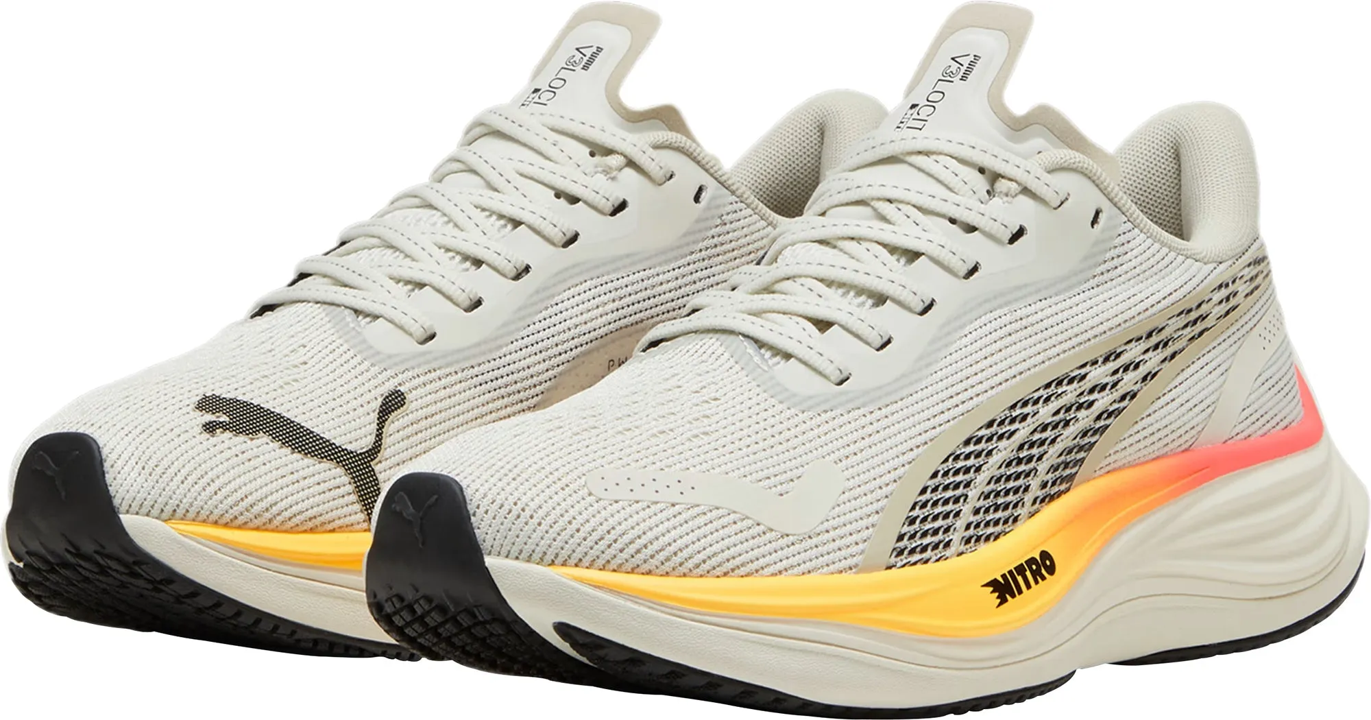 Puma Velocity Nitro 3 Womens Running Shoes - Grey Puma Ripstop Shoes