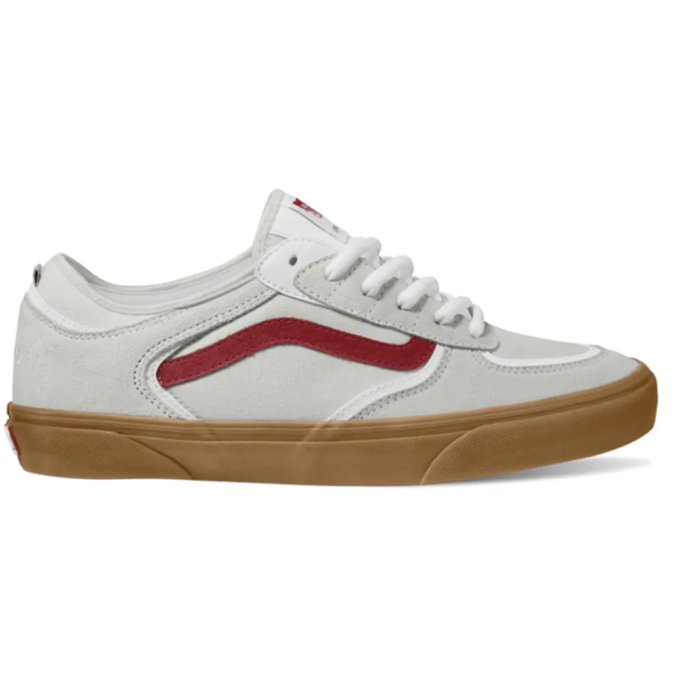 Vans Skate Rowley Red White Gum Shoes Best Vegan Skate Shoes