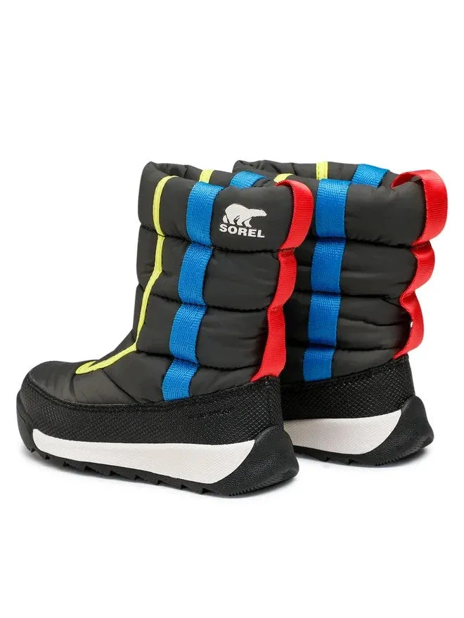 Sorel Whitney II Puffy NC3873-093 Kids Black Slip-On Puffer Boots VER109 Size 14 Western Boots