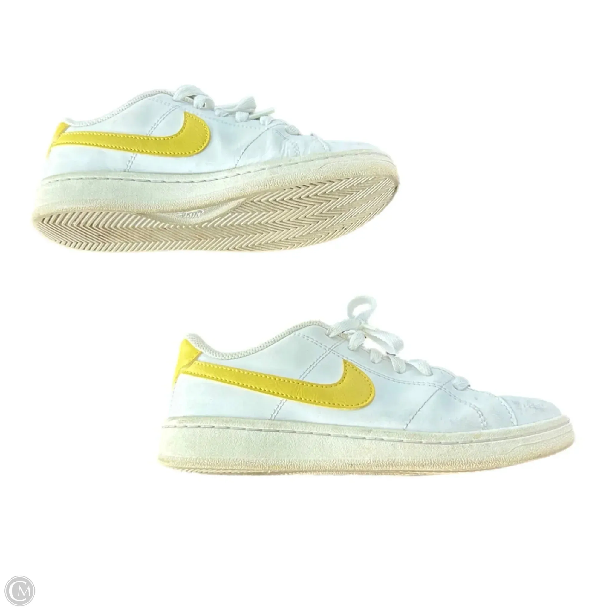 Shoes Sneakers By Nike In White & Yellow, Size: 6.5 Nike Reax Shoes