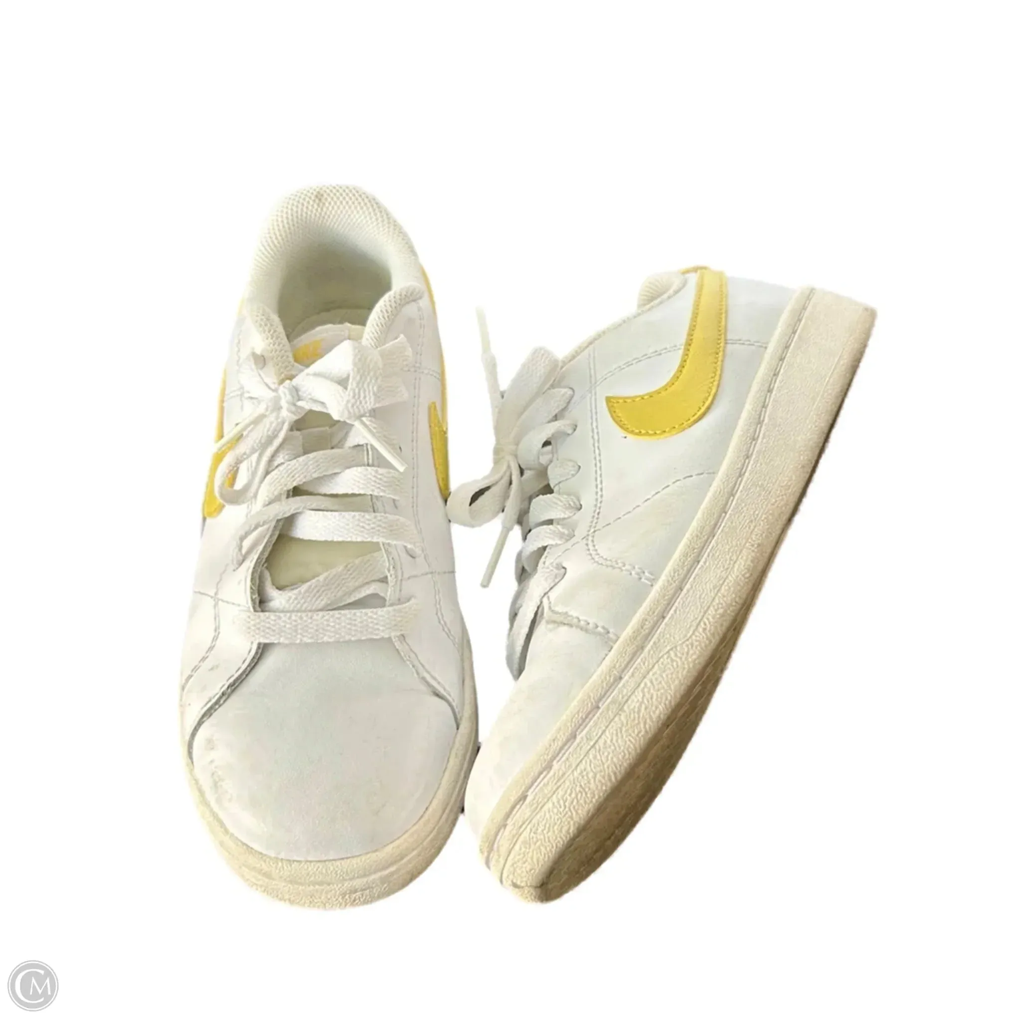 Shoes Sneakers By Nike In White & Yellow, Size: 6.5 Looney Tunes Nike Shoes