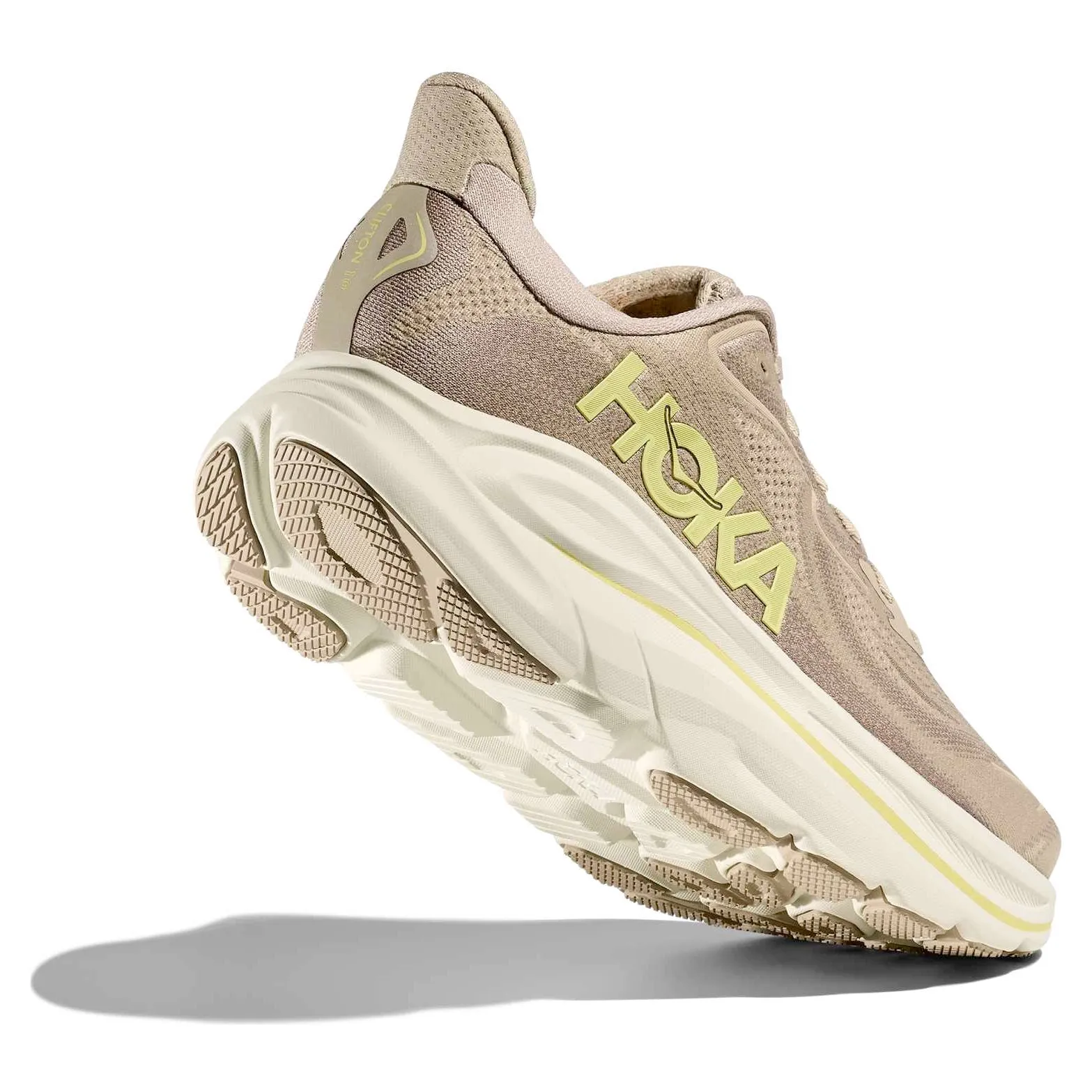 Overpronation Men's Clifton 10 Running Shoes Raw Linen / Stone