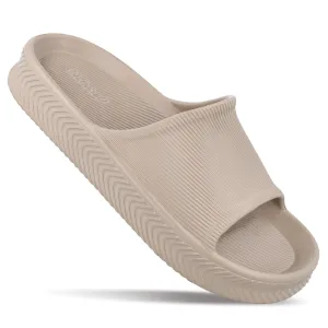Slides Yeezy Walkaroo Mens Flip Flop Sliders  - WC8737 Greige