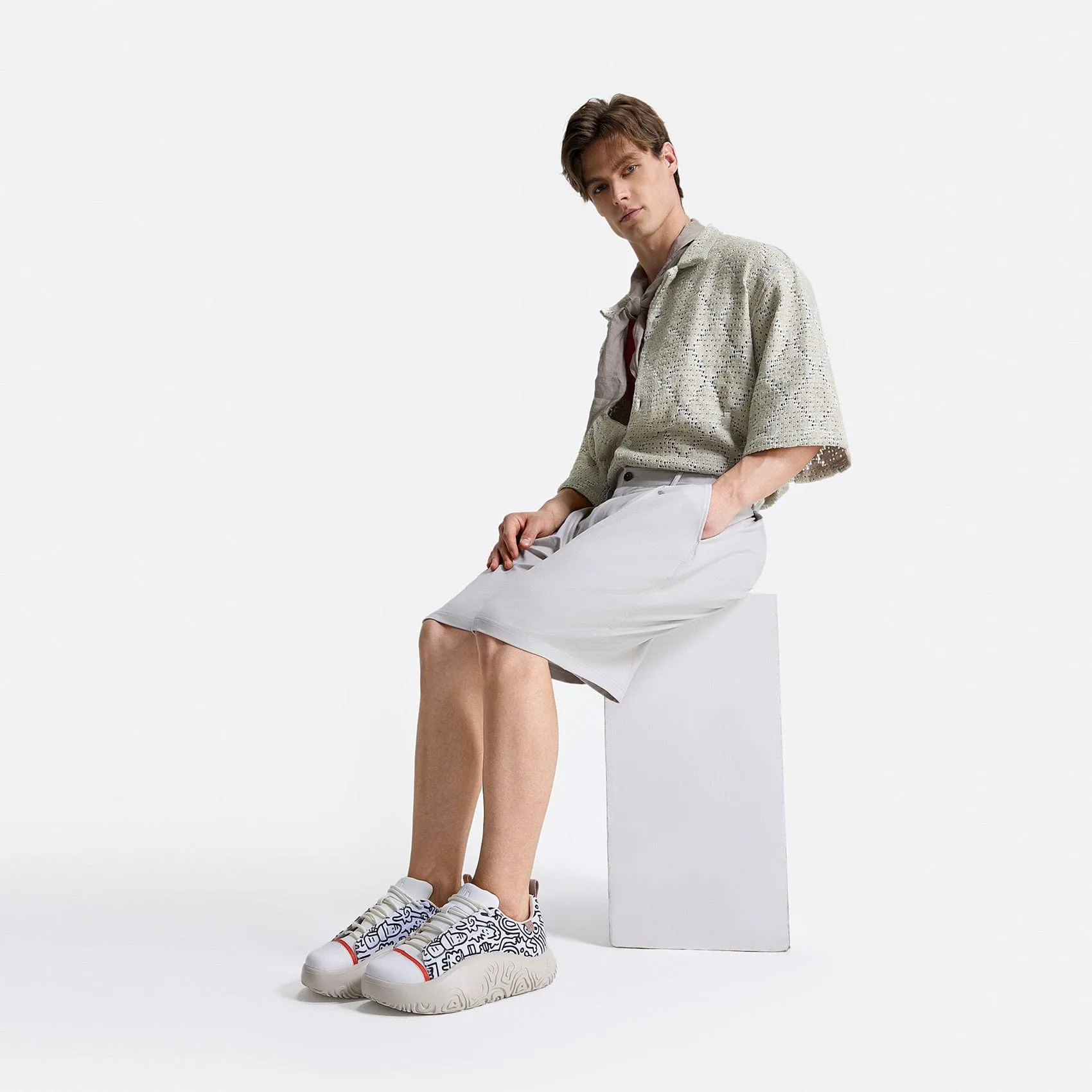 Shoes With Retractable Skates Sketchy Drawing Vigo II Men