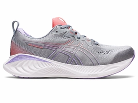 Asics Womens Gel Cumulus 25 Wide- Sheet Rock/Papya (1012B439-020) Best Cheap Training Shoes
