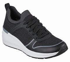 Wide Foot Friendly Basketball Shoes SKECHERS BILLION - STREET EASE - 155621 - BLK