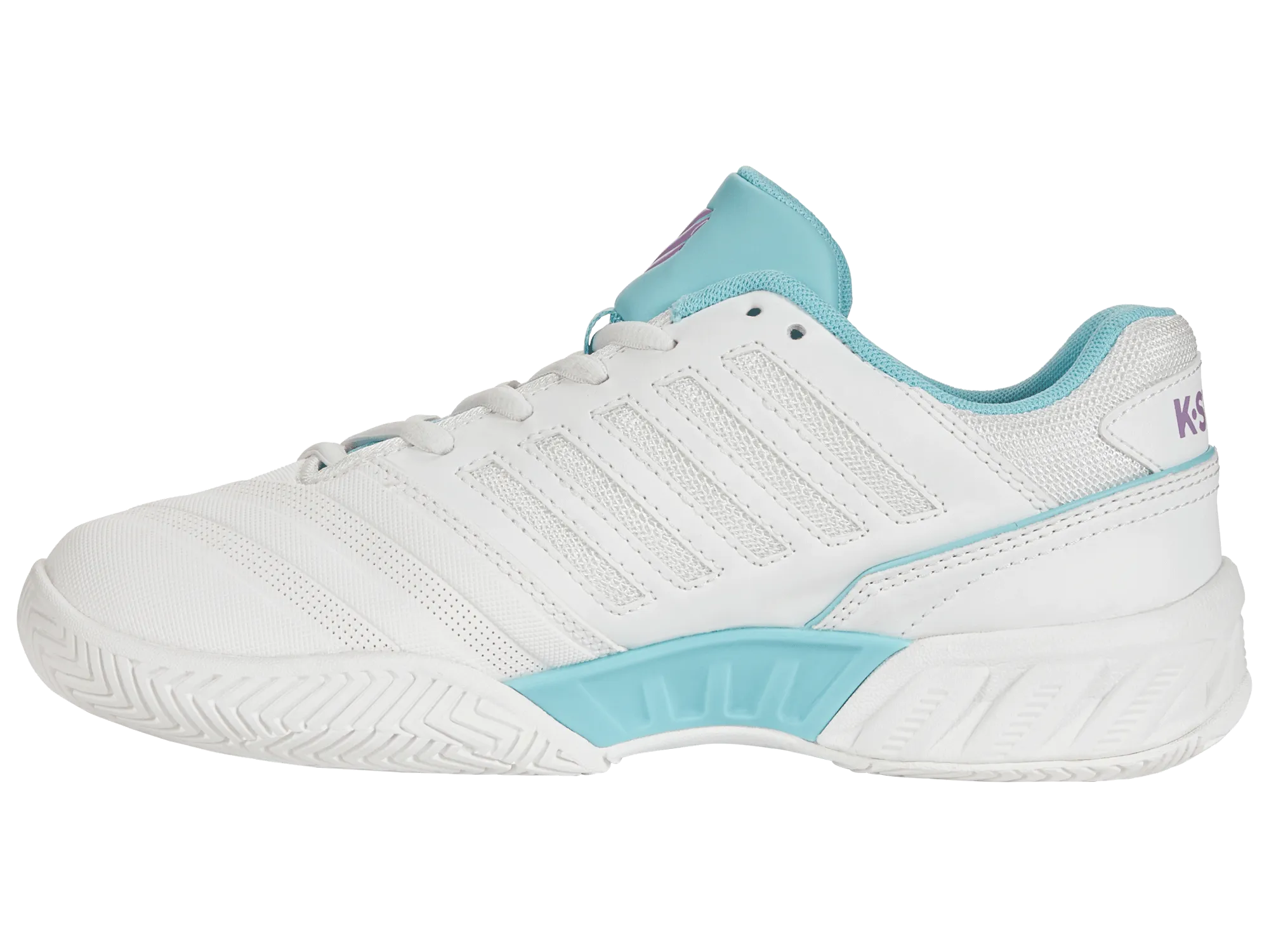 86989-190-M | BIGSHOT LIGHT 4 | BRILLIANT WHITE/ANGEL BLUE/SHEER LILAC Tory Burch Tennis Shoes
