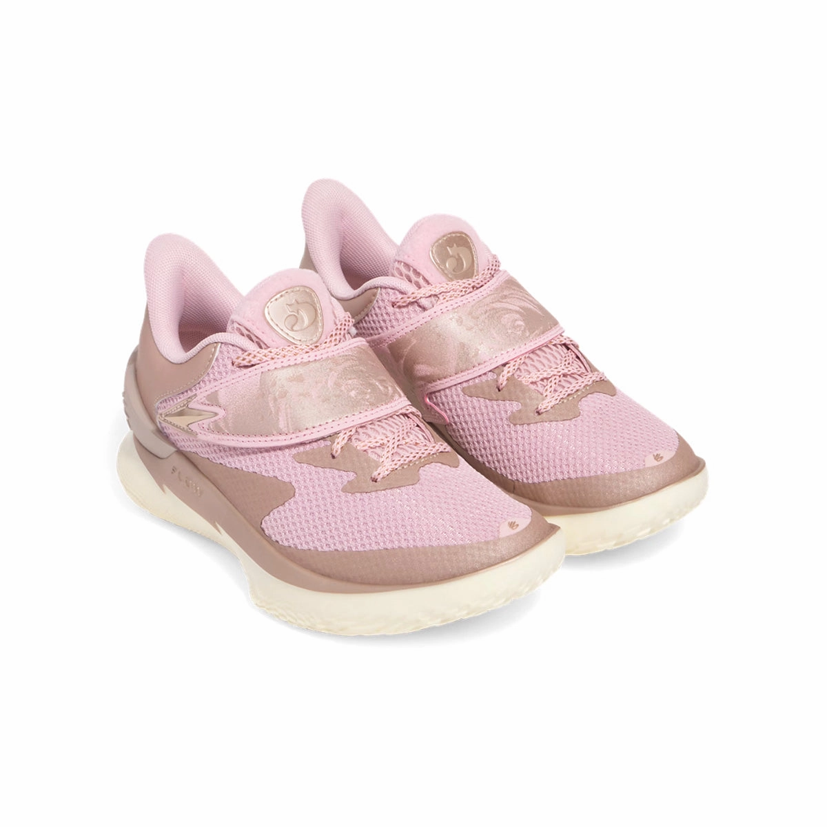 Kids Curry Fox 1 'Reign Rose' Basketball Shoes Non Slip