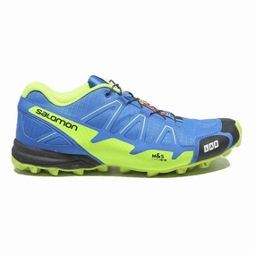 Peregrine Rfg Trail Running Shoes SALOMON S Lab Mens Low Top Trainers Blue & Green Synthetic UK 9 Trail Running