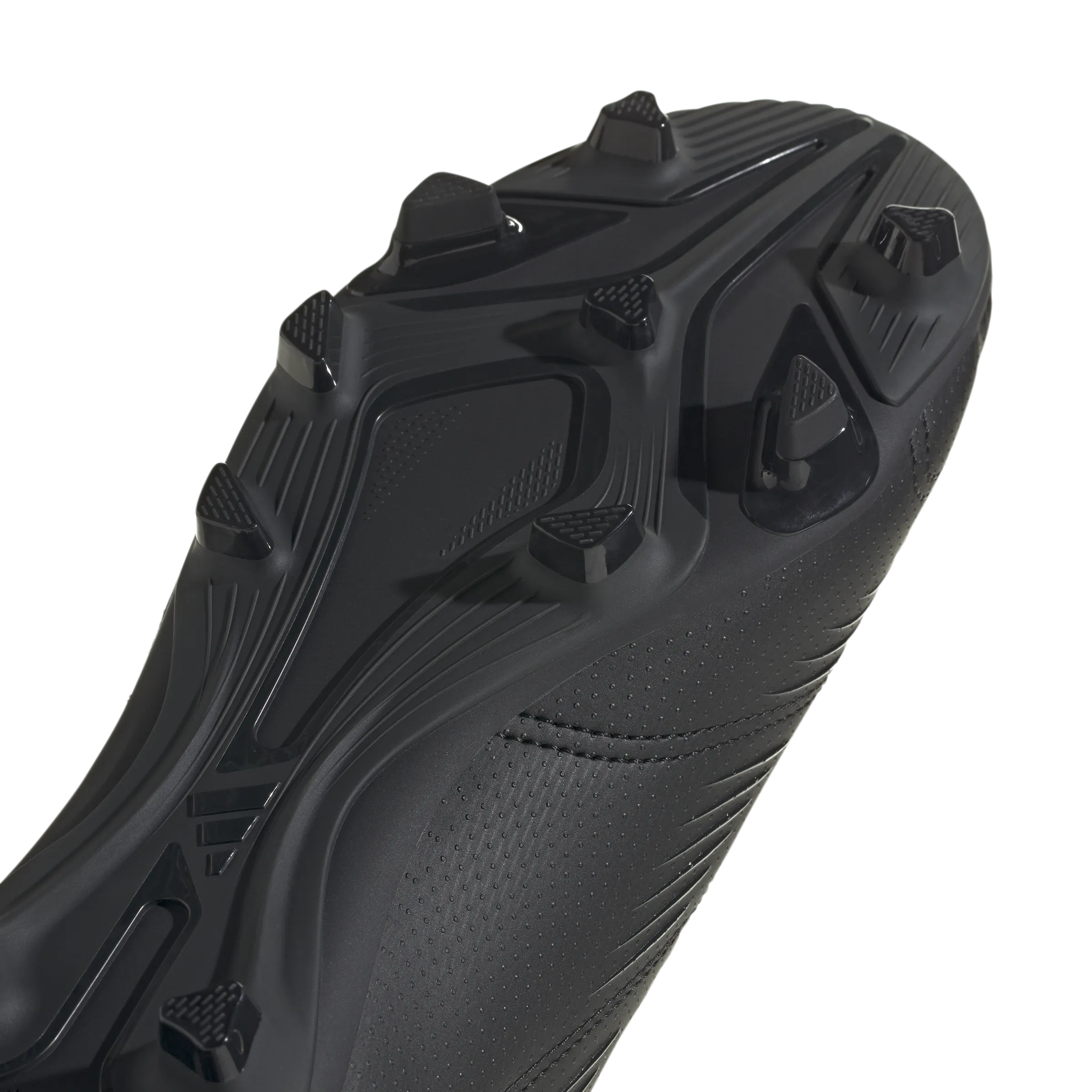 Slip Soccer Cleats Adidas Predator Club Firm Ground Football Boots Black