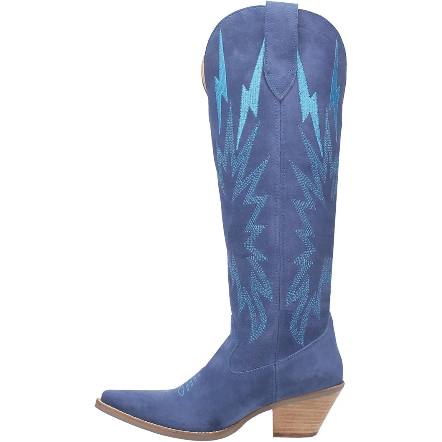 Wagwear Boots Dingo Womens Thunder Road Blue Suede Fashion Boots