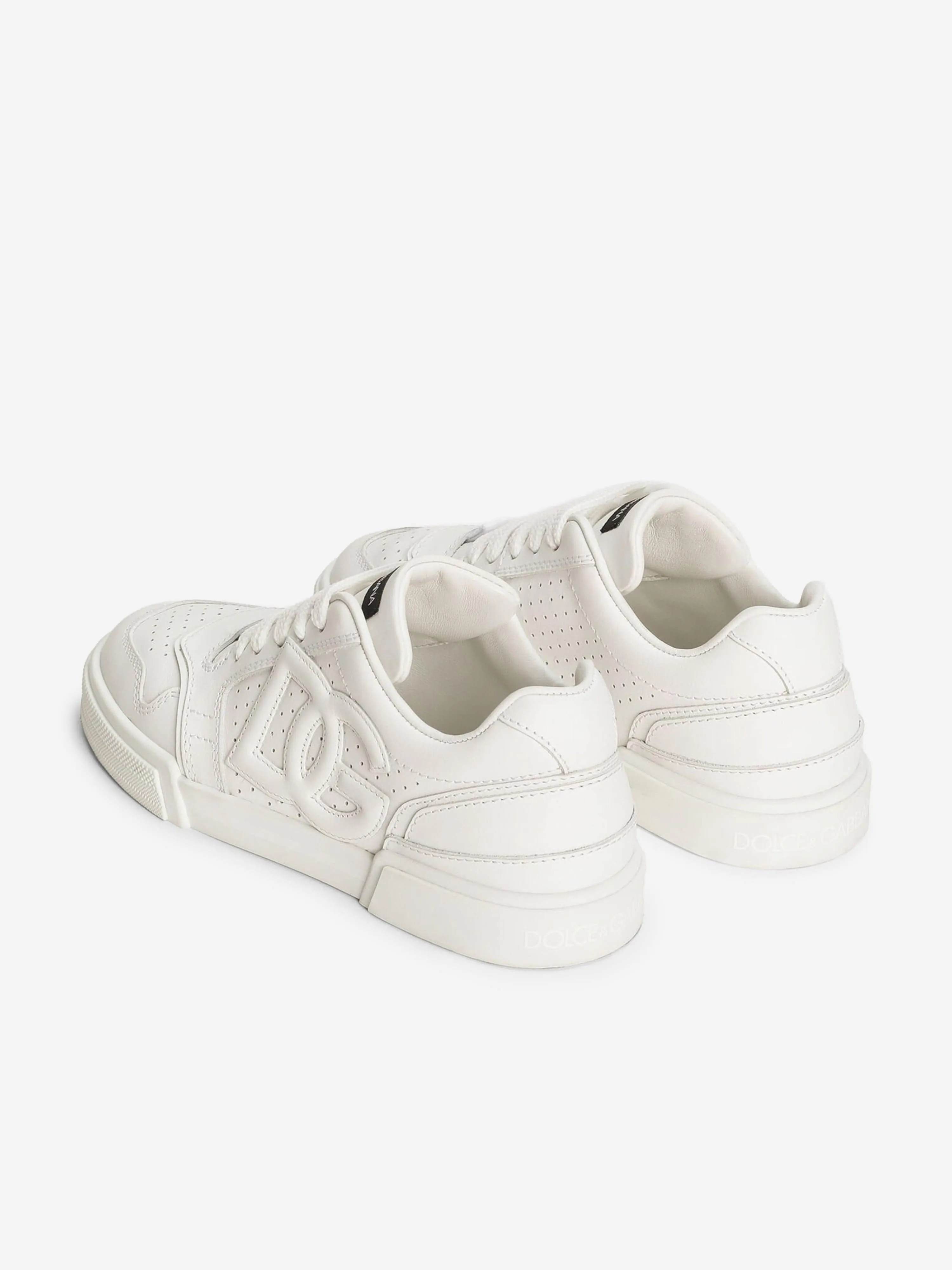 Charged Aurora 2 Training Shoes Dolce & Gabbana Boys Leather DG Logo Trainers in White