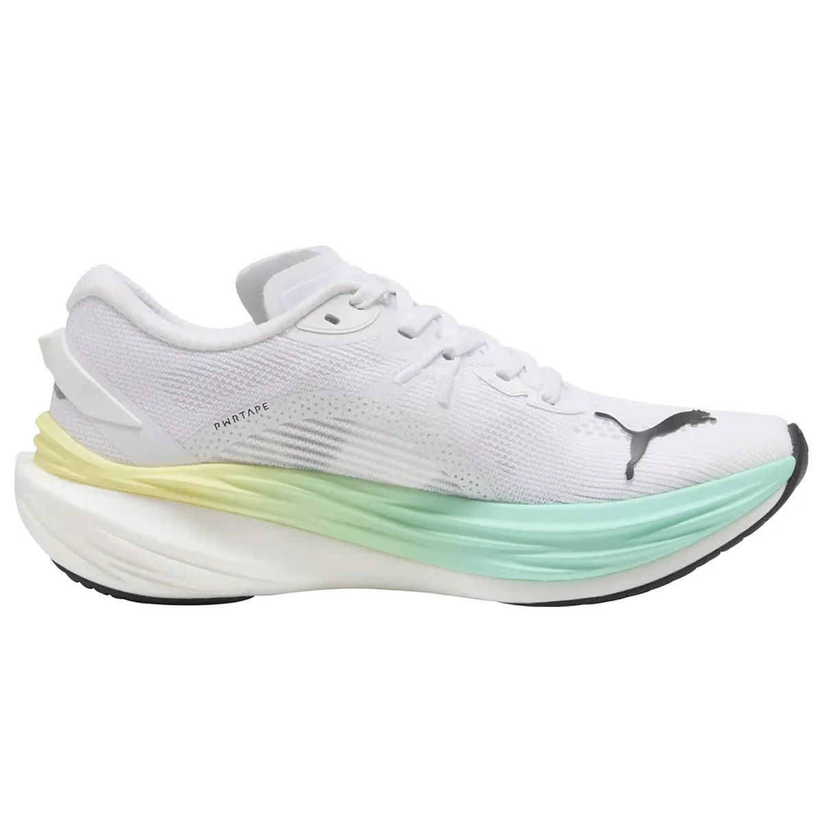 Puma X Cell Running Shoes Puma Deviate Nitro 3 Running Shoes - Womens - White/Mint Melt