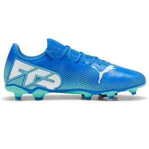 Difference Between Soccer Baseball And Football Cleats Puma Future 7 Play FG/AG Football Boots - Adult - Blue/Mint/White