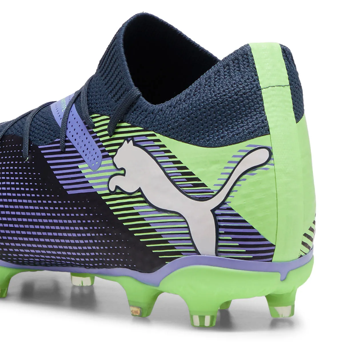 Soccer Cleats Cheap Price Puma Future 7 Pro FG/AG Football Boots - Adult - Grey/White/Fizzy Apple