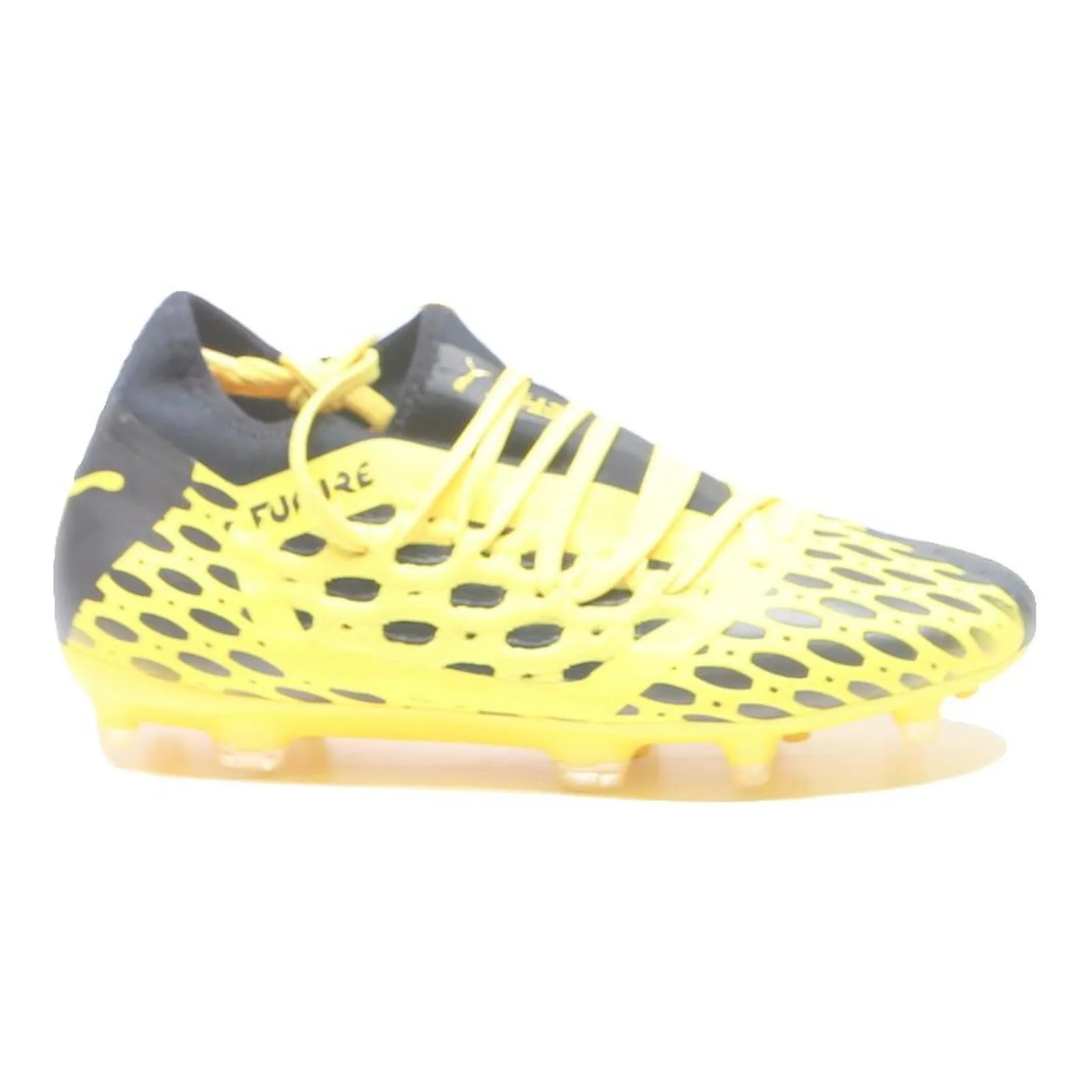 PUMA FUTURE Boys Football Boots Lace-Up Synthetic Yellow UK 3.5 Durable Trainers Create Your Soccer Cleats